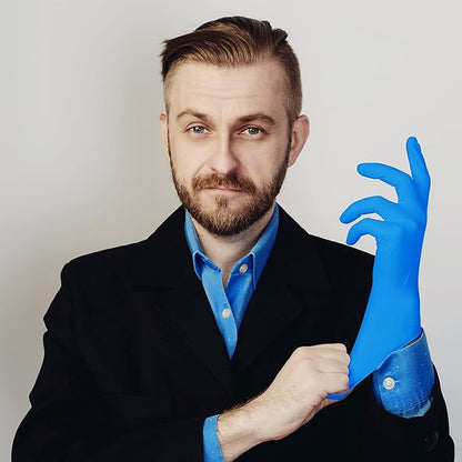 PEIPU Nitrile Disposable GlovesPowder Free, Cleaning Service Gloves, Latex Free