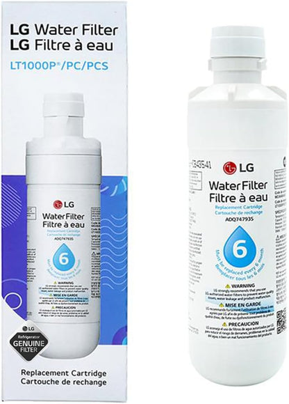 LG LT1000P - 6 Month / 200 Gallon Capacity Replacement Refrigerator Water Filter (NSF42, NSF53, and NSF401) ADQ74793501, ADQ75795105
