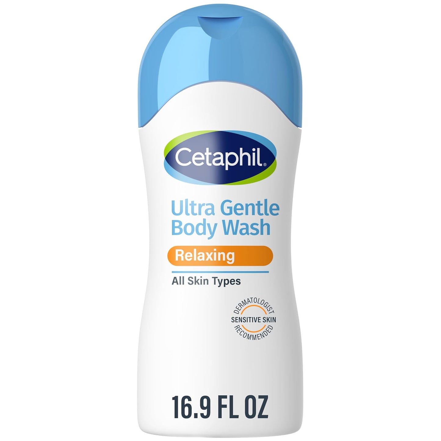 Cetaphil Ultra Gentle Relaxing Body Wash, For Dry to Normal, Sensitive Skin, 16.9oz, with Aloe Vera, Calendula, Vitamin B5