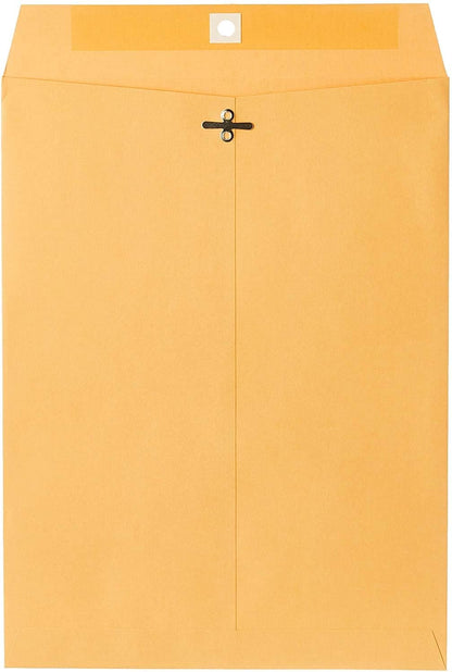Mead Envelopes, 9" x 12", Clasp Closure, Brown Kraft All-Purpose 24-lb Paper Mailing Envelopes, 20 Count