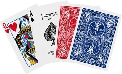 Bicycle Rider Back Playing Cards, Standard Poker Size Deck of Cards, Red & Blue (2 Pack), Classic Cards for Poker