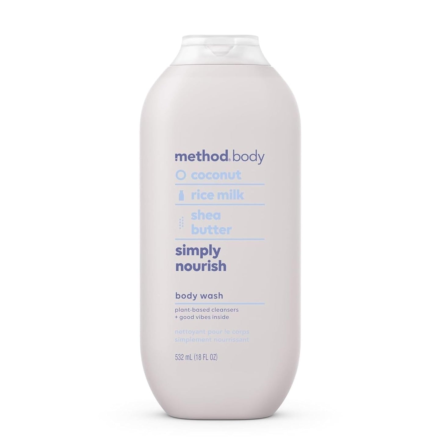 Method Body Wash, Simply Nourish, Paraben and Phthalate Free, 18 oz