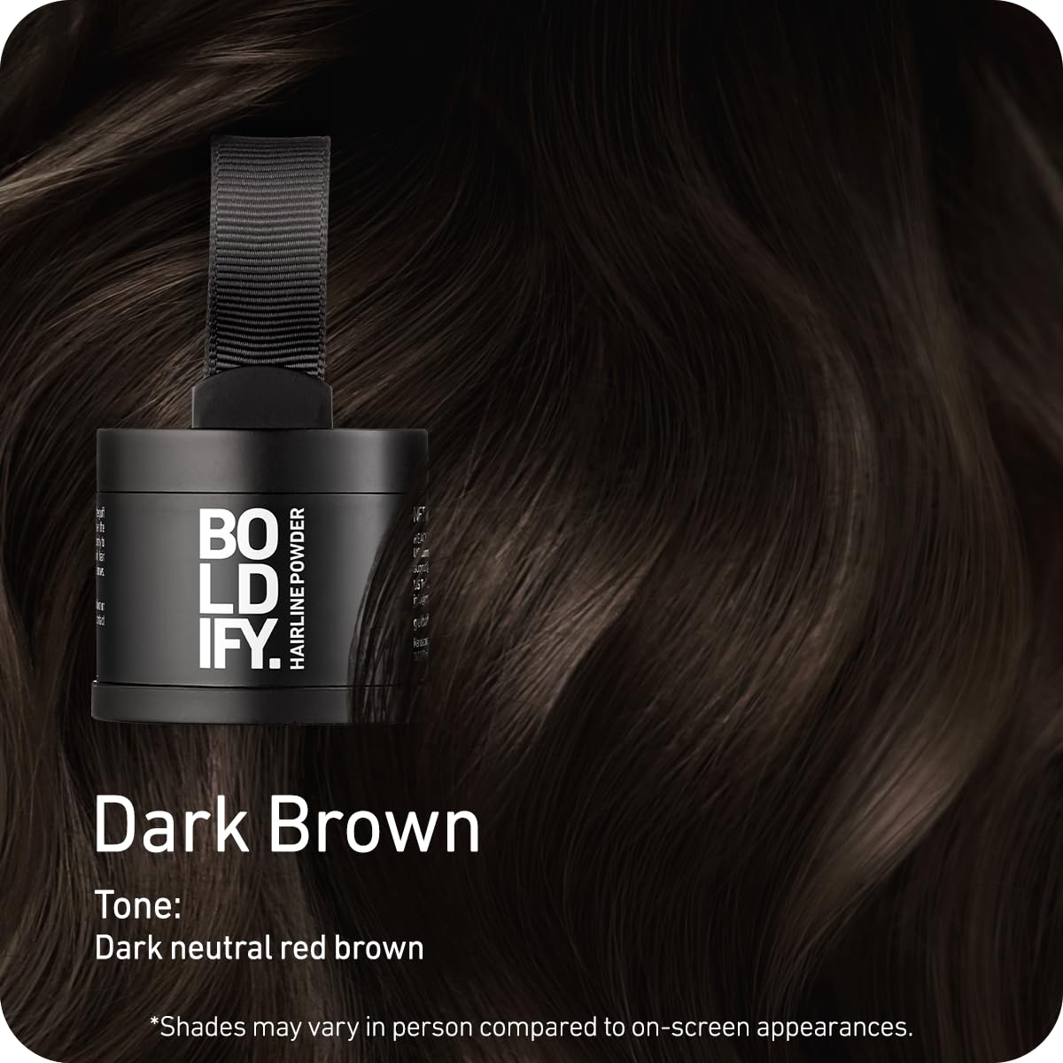 BOLDIFY Hairline Powder - Water-Resistant Root Touch Up Hair Color for Gray Coverage - 24-Hour