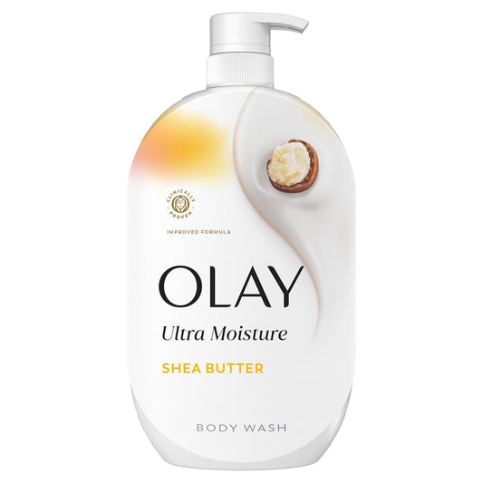 Olay Body Wash for Women, Ultra Moisture, 24/7 Moisture Barrier Repair, Hydrating Formula for Visibly Healthy Soft