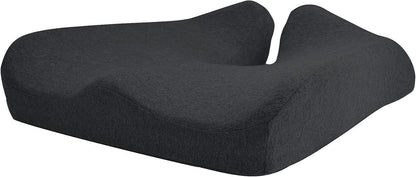Cushion Lab Patented Pressure Relief Seat Cushion for Long Sitting Hours on Office & Home Chair - Extra-Dense Memory Foam for Soft Support. Car Pad
