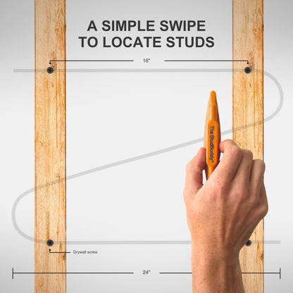 The Original StudBuddy Magnetic Stud Finder - Made in the USA - Easy to Use Stud Finder - No Batteries Required - Powerful Magnet Stud Finder - Stud