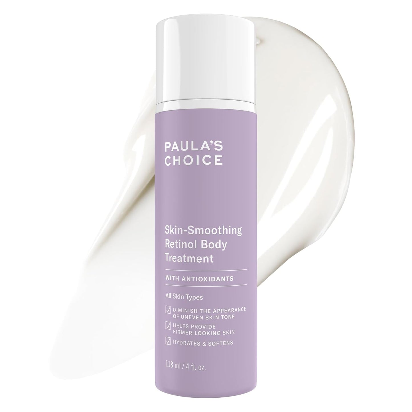 Paula's Choice Retinol Skin-Smoothing Body Lotion Treatment, Body Cream with Shea Butter, Vitamin C & E Lotion, All Skin