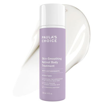 Paula's Choice Retinol Skin-Smoothing Body Lotion Treatment, Body Cream with Shea Butter, Vitamin C & E Lotion, All Skin