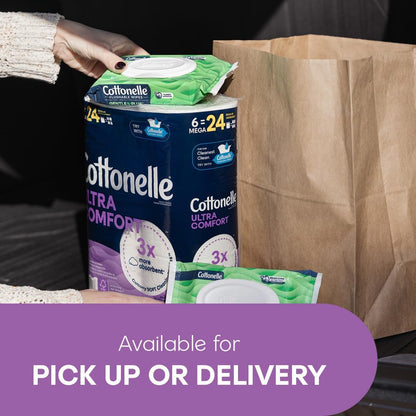 Cottonelle Ultra Comfort Toilet Paper with Cushiony CleaningRipples Texture, Strong Bath