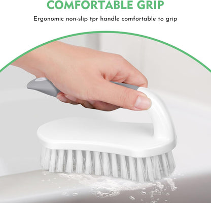 SetSail Scrub Brush, Heavy-Duty Scrub Brushes for Cleaning with Stiff Bristles Cleaning Brush for Shower, Bathroom