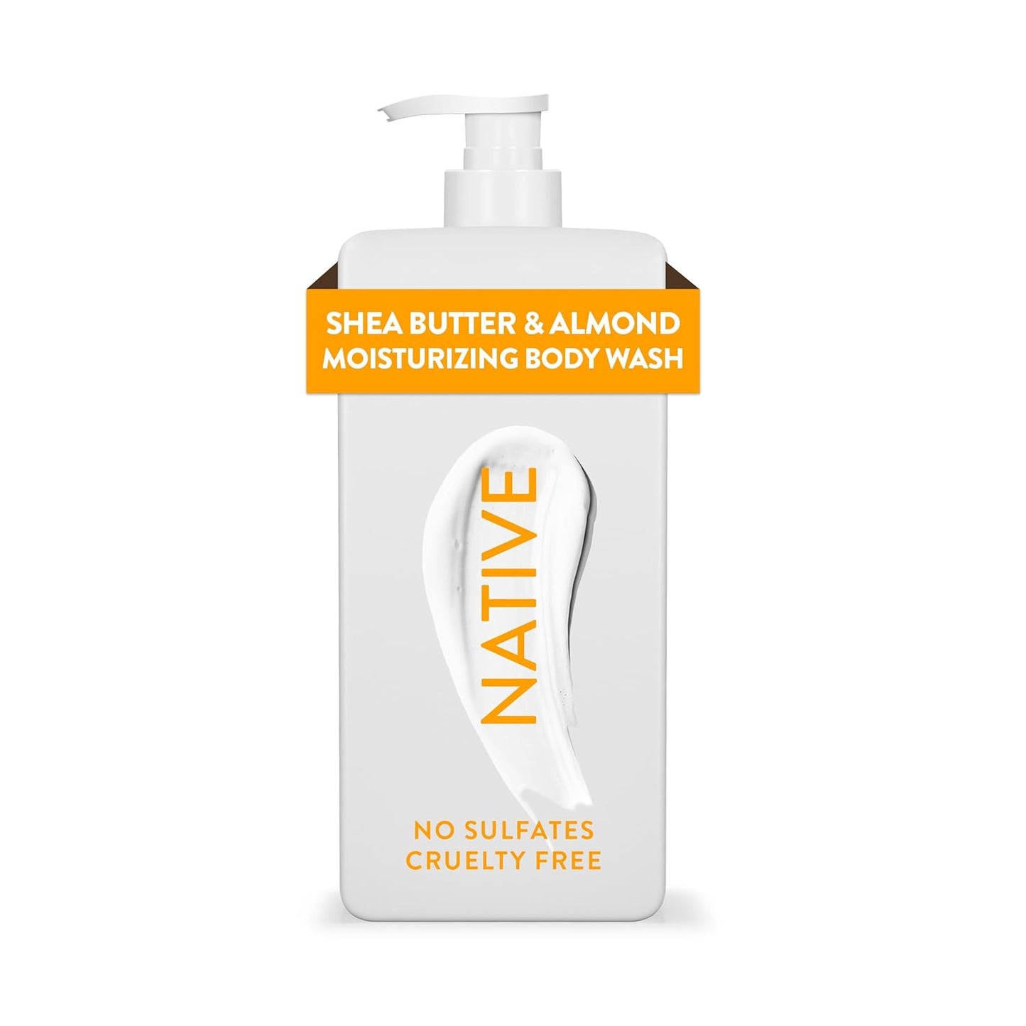 Native Moisturizing Body Wash Contains Naturally Derived Ingredients, For Women & Men, Sulfate, Paraben, & Dye Free Leaving Skin Soft and