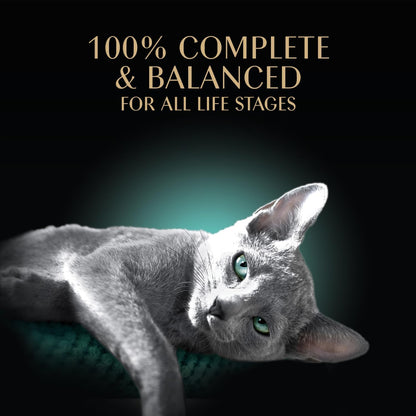 Sheba Perfect Portions Wet Cat Food Cuts in Gravy, Cat Food Wet Recipe, Roasted Chicken Entree, with Sustainable Salmon, Tender Turkey
