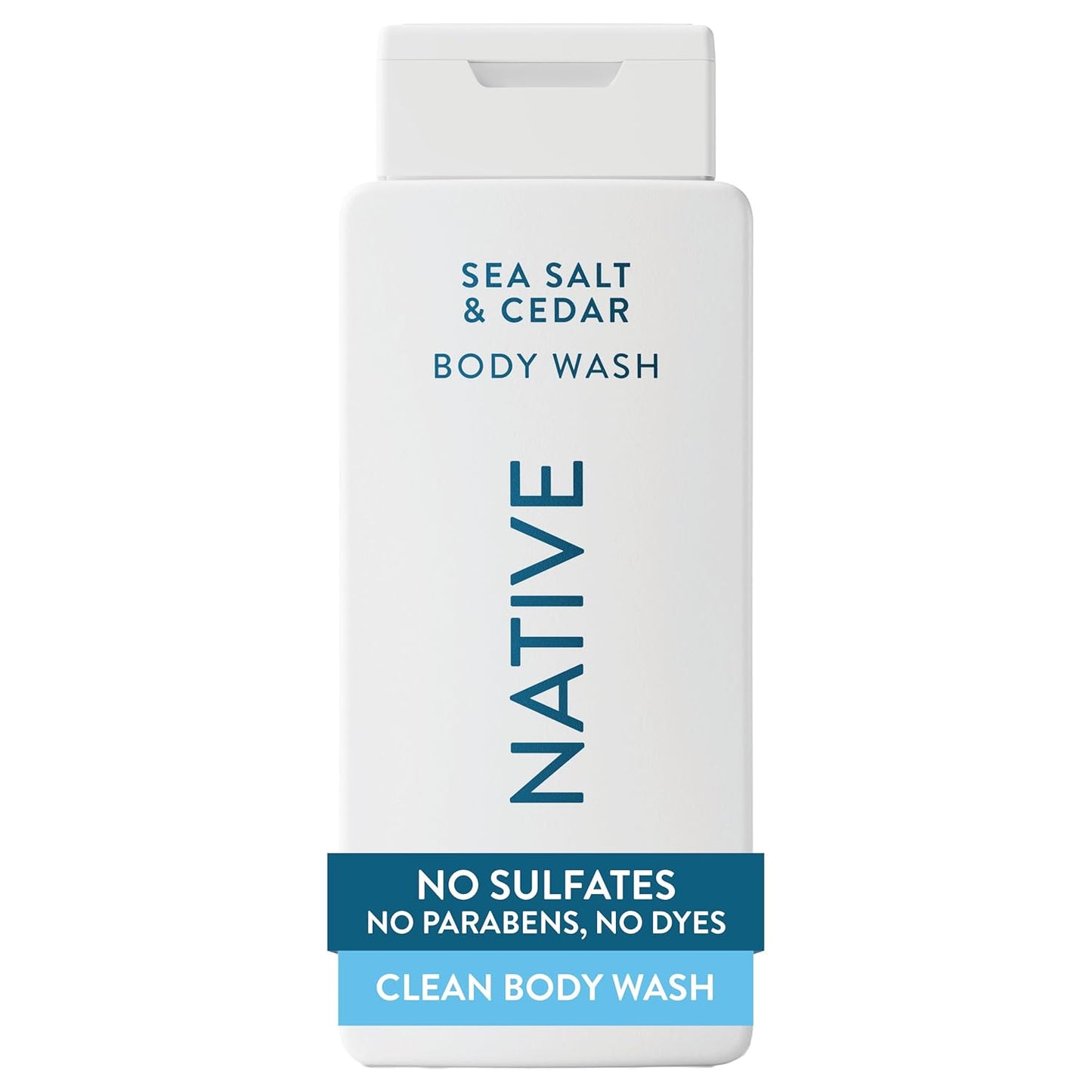Native Body Wash Contains Naturally Derived Ingredients, For Women & Men, Sulfate, Paraben, & Dye Free Leaving Skin Soft and