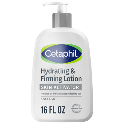 Cetaphil Skin Activator Hydrating & Firming Body Lotion 16oz, Mandelic Acid (AHA) and Centella Asiatica (CICA) Body