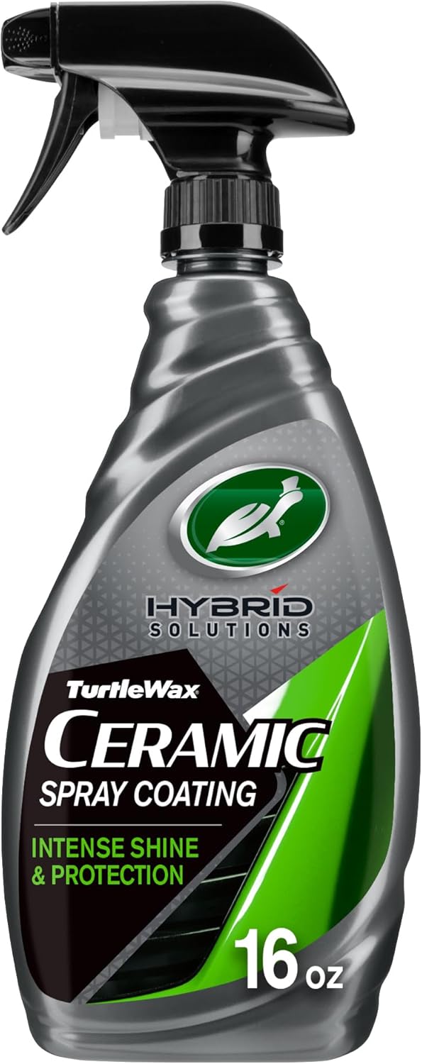 Turtle Wax Hybrid Solutions Ceramic Spray Coating, High Shine Car Wax, Offers Durable Paint Protection, Extreme Water Beading Action, Safe for