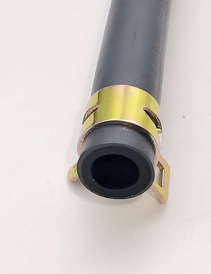 YAMAKATO 10 Feet 1/4 Inch ID Fuel Line Hose for Kawasaki Kohler Briggs & Stratton Small Gas Diesel Powersports Engines and Generators w/ 20 Clamp