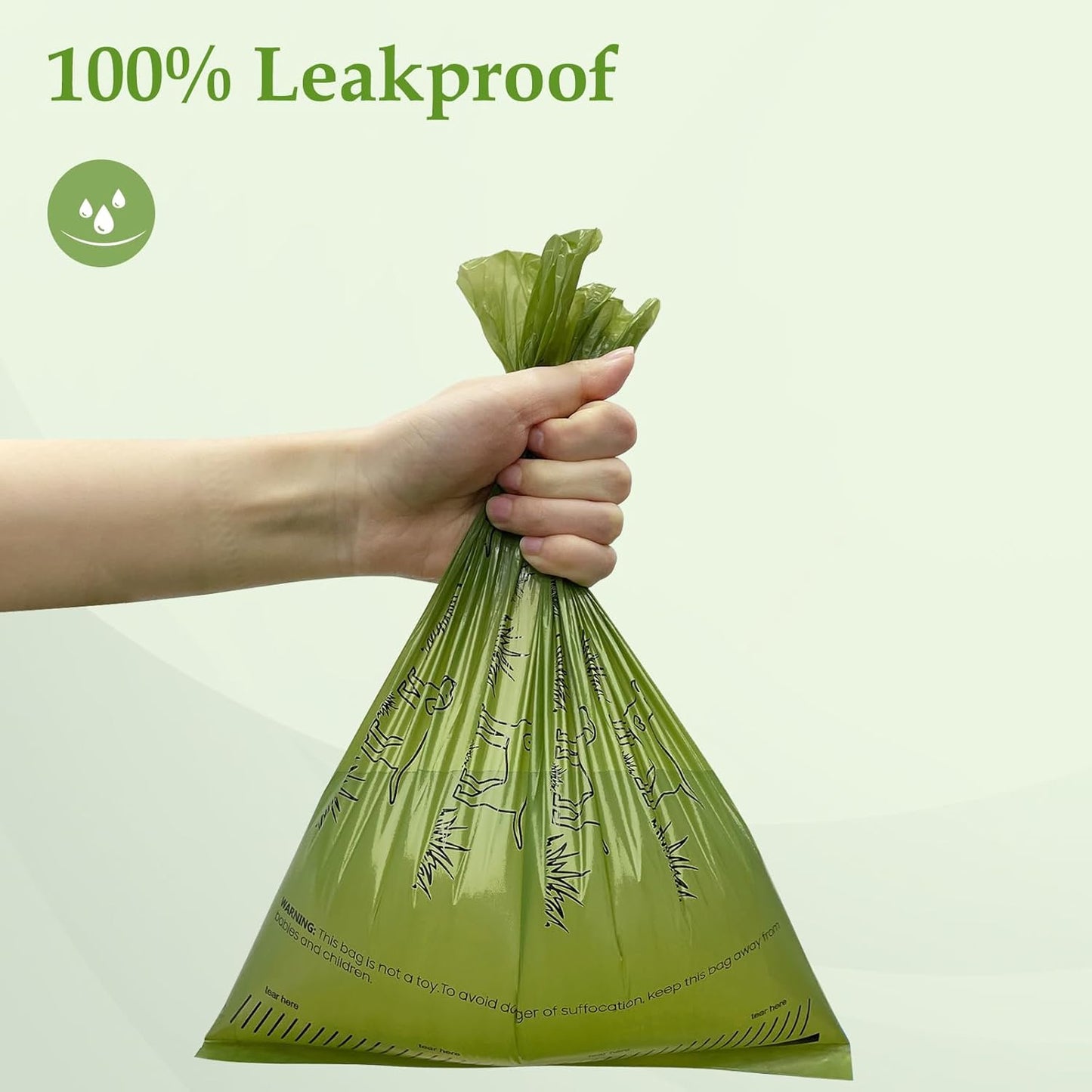 240 Count Lavender Scented 13 x 9 Dog Poop Bags Rolls, Leakproof Strong & Sturdy Waste Bags for Doggie Cat Pet