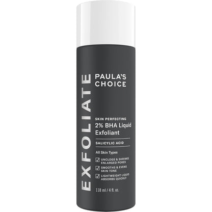 Paula's Choice SKIN PERFECTING 2% BHA Liquid Exfoliant with Salicylic Acid, Facial Polish for Enlarged Pores, Wrinkles & Fine