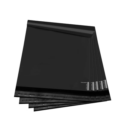 KKBESTPACK 100 Large Poly Mailers 10x13 Shipping Bags for Small Business Self Sealing Package Envelopes (10 x 1300, Black)