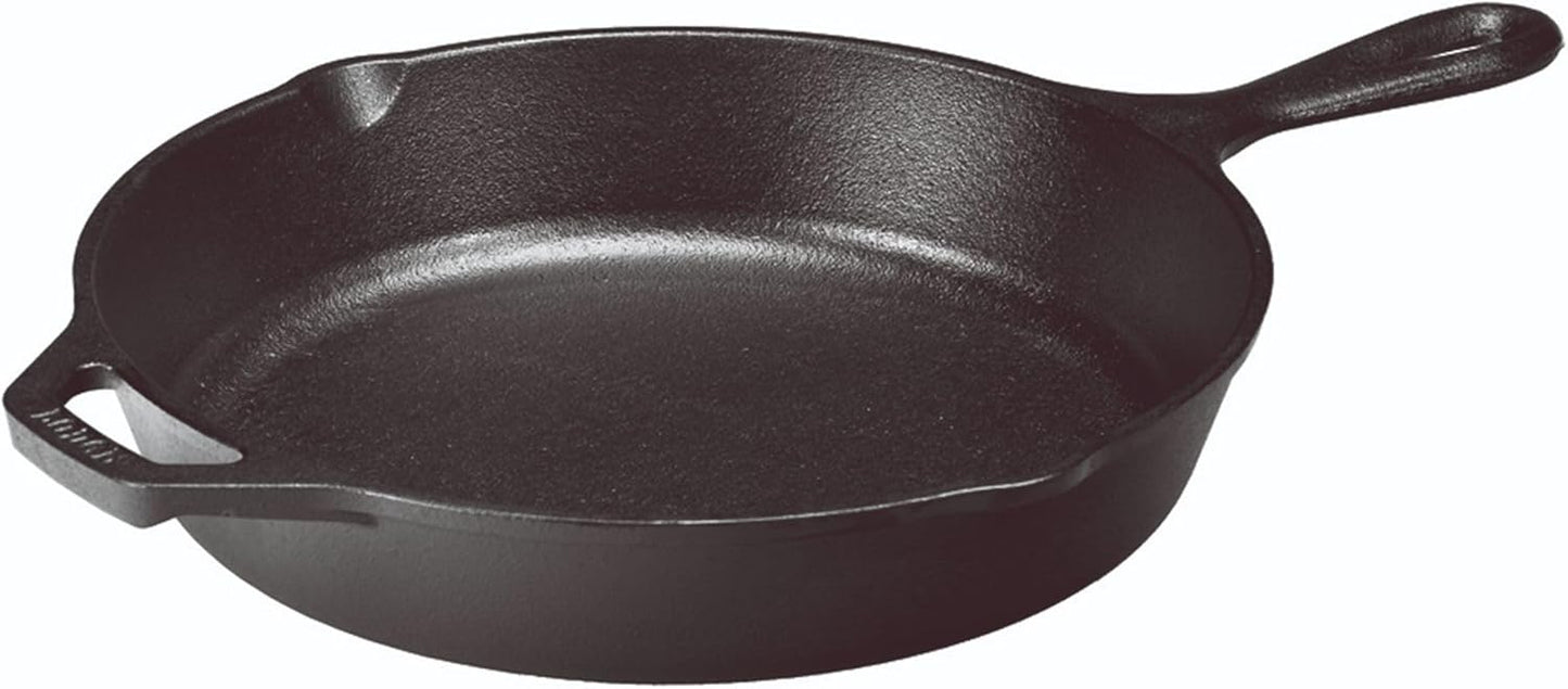 Lodge Seasoned Cast Iron Skillet - PFAS-Free, Non-Toxic Cookware - Use with an Oven, Stove