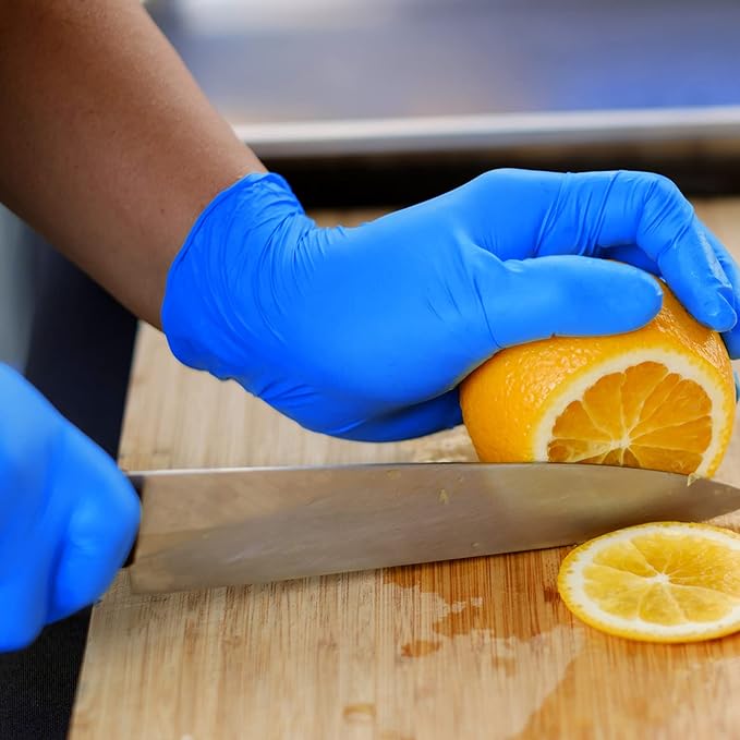 PEIPU Nitrile Disposable GlovesPowder Free, Cleaning Service Gloves, Latex Free