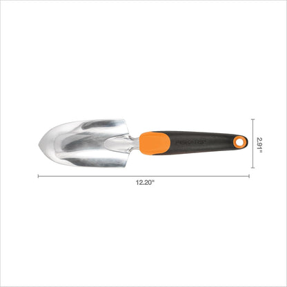 Fiskars Trowel, Heavy Duty Gardening Hand Tool with Hang Hole, For Digging and Planting, Rust Resistant Cast