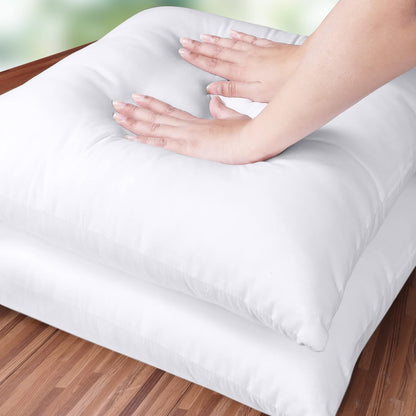 Utopia Bedding 18x18 Pillow Inserts, Set of 2, White Indoor Decorative Throw Pillows for Bed, Sofa & Couch Soft, Supportive & Fluffy Cushion Inserts