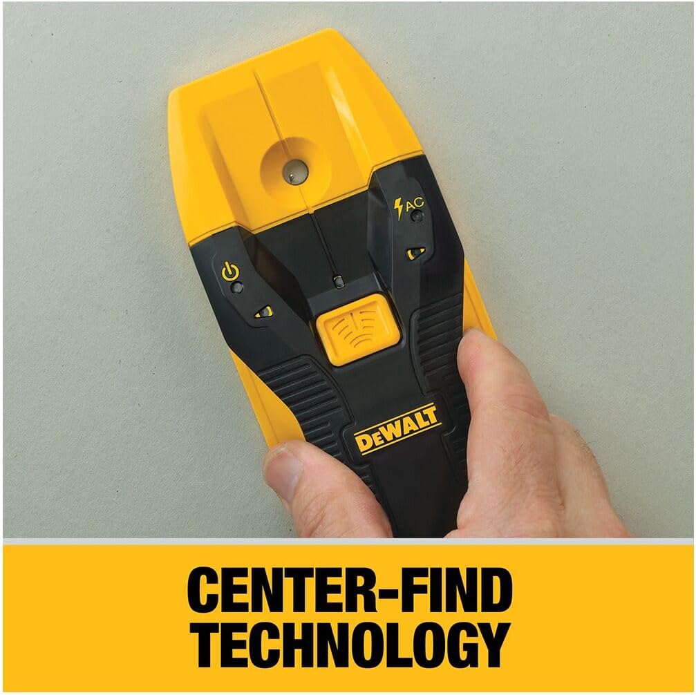 DEWALT Stud Finder, 3/4, Locate Framing Studs Efficiently with LED Arrows, Ideal for Wood and Metal, AAA Batteries Included