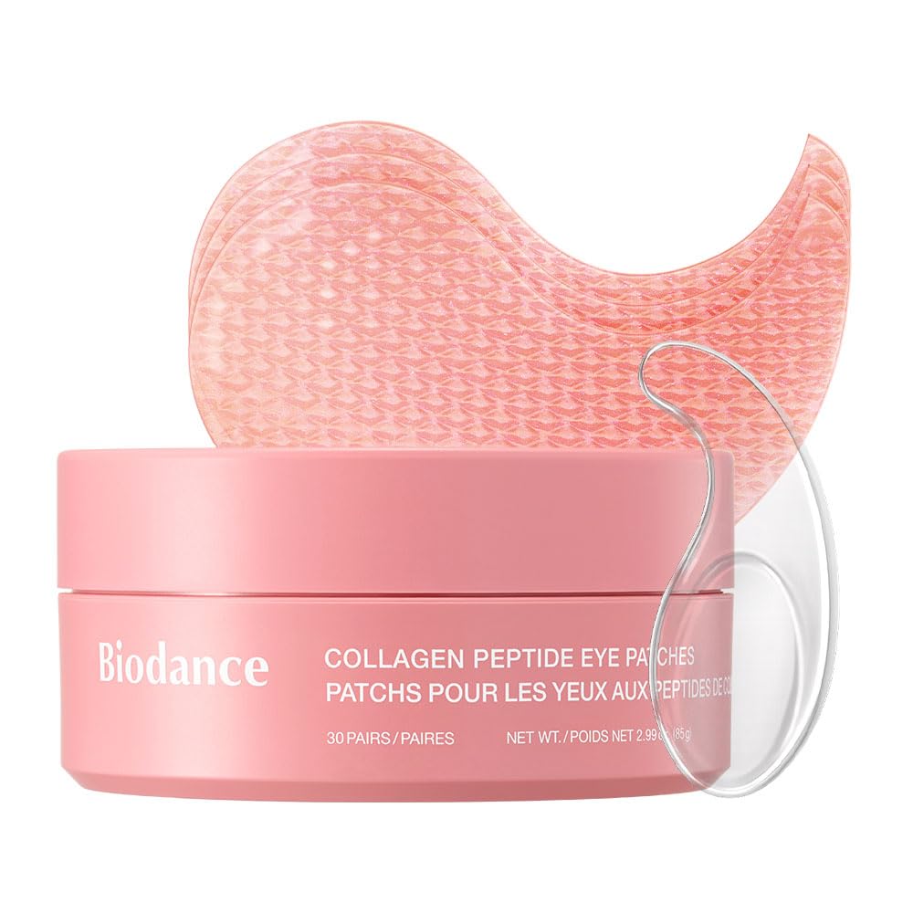 BIODANCE Collagen Peptide Eye Patches, Anti Wrinkle & Smile Line Patches for Face, Under Eye Mask for Fine Lines & Eye