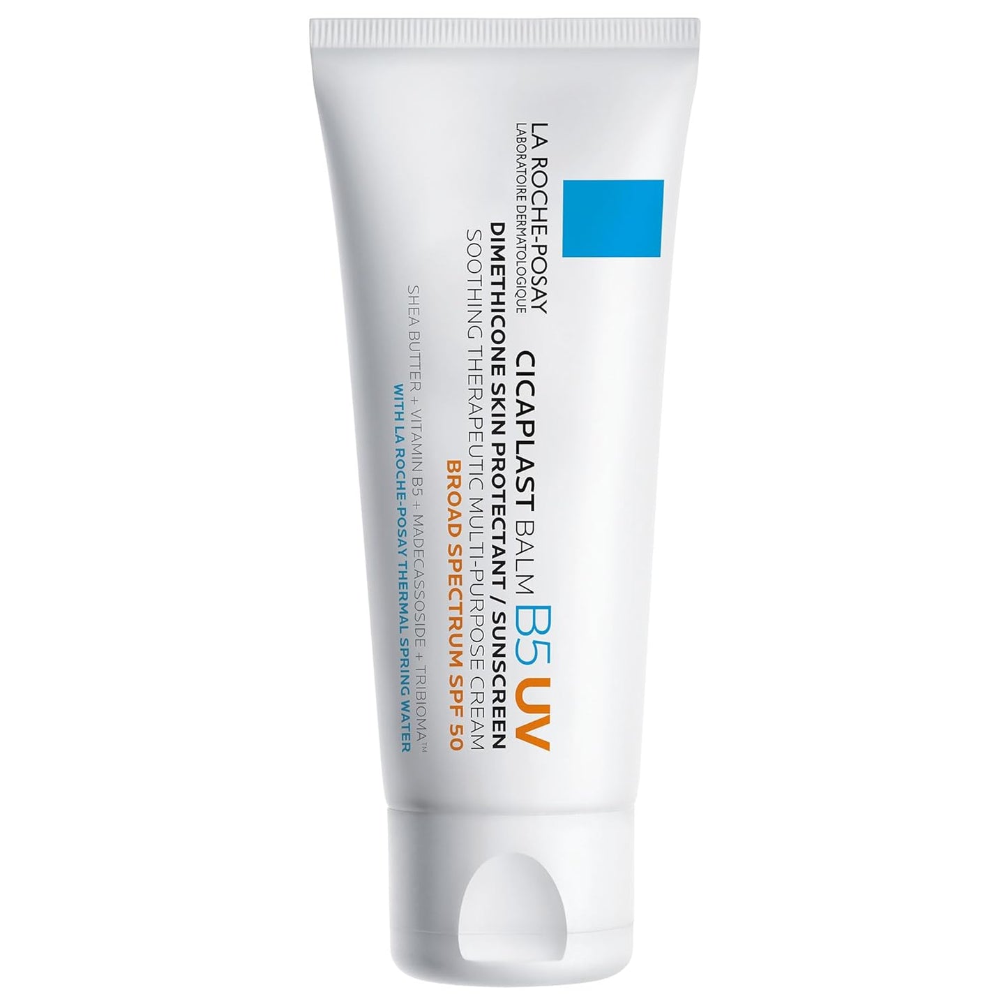 La Roche-Posay Cicaplast Balm B5 UV SPF 50, Vitamin B5 + Shea Butter + Tribioma + Madecassoside + Zinc Oxide