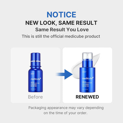 medicube Exosome Shot Zero 2,000 PPM Spicule Facial Serum, Liquid Skin Booster Serum, Exosome, AHA+BHA+PHA, Pore Care, Dead Skin Cells, Skin