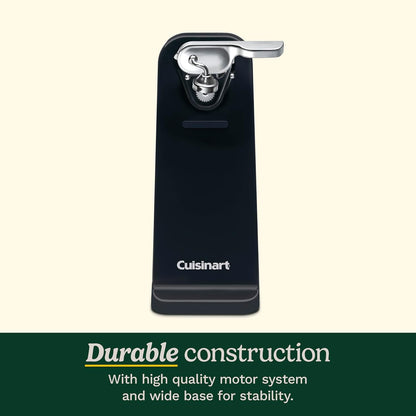 Cuisinart Can Opener with One-Touch Operation, Electric Can Opener for Kitchen Including Magnetic Lid