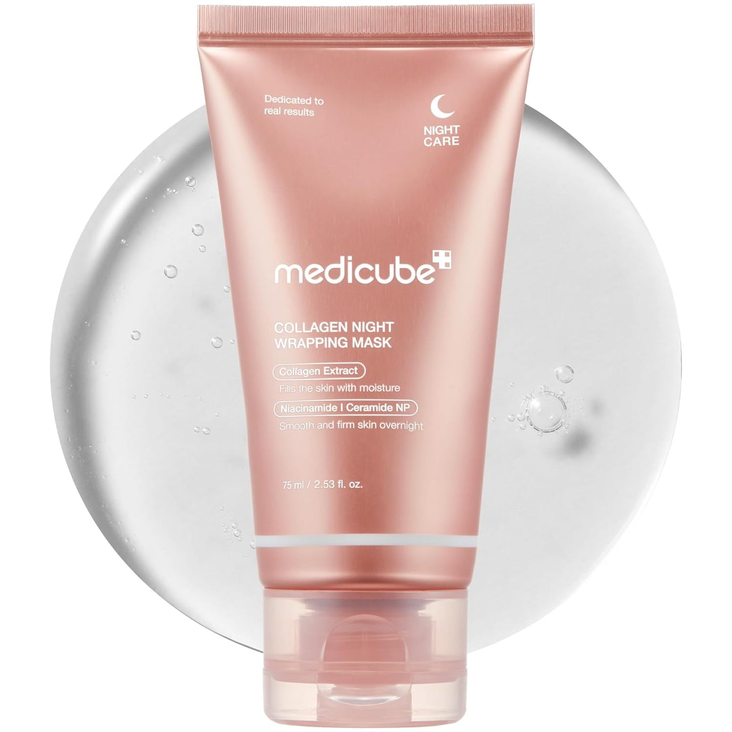 medicube Wrapping Mask Collagen Overnight Peel Off Facial Mask, Elasticity & Hydration Care, Reduces Sagging &