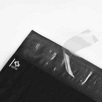 KKBESTPACK 100 Large Poly Mailers 10x13 Shipping Bags for Small Business Self Sealing Package Envelopes (10 x 1300, Black)