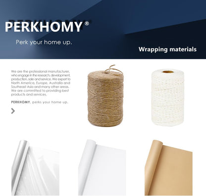 PerkHomy Brown Kraft Paper Roll 17.5" x