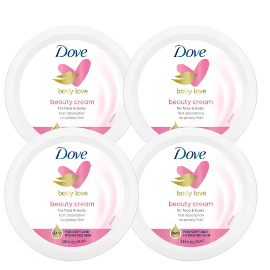 Dove Nourishing Body Care, Face, Hand, and Body Beauty Cream for Normal to Dry Skin Lotion for Women with 24-Hour Moisturization