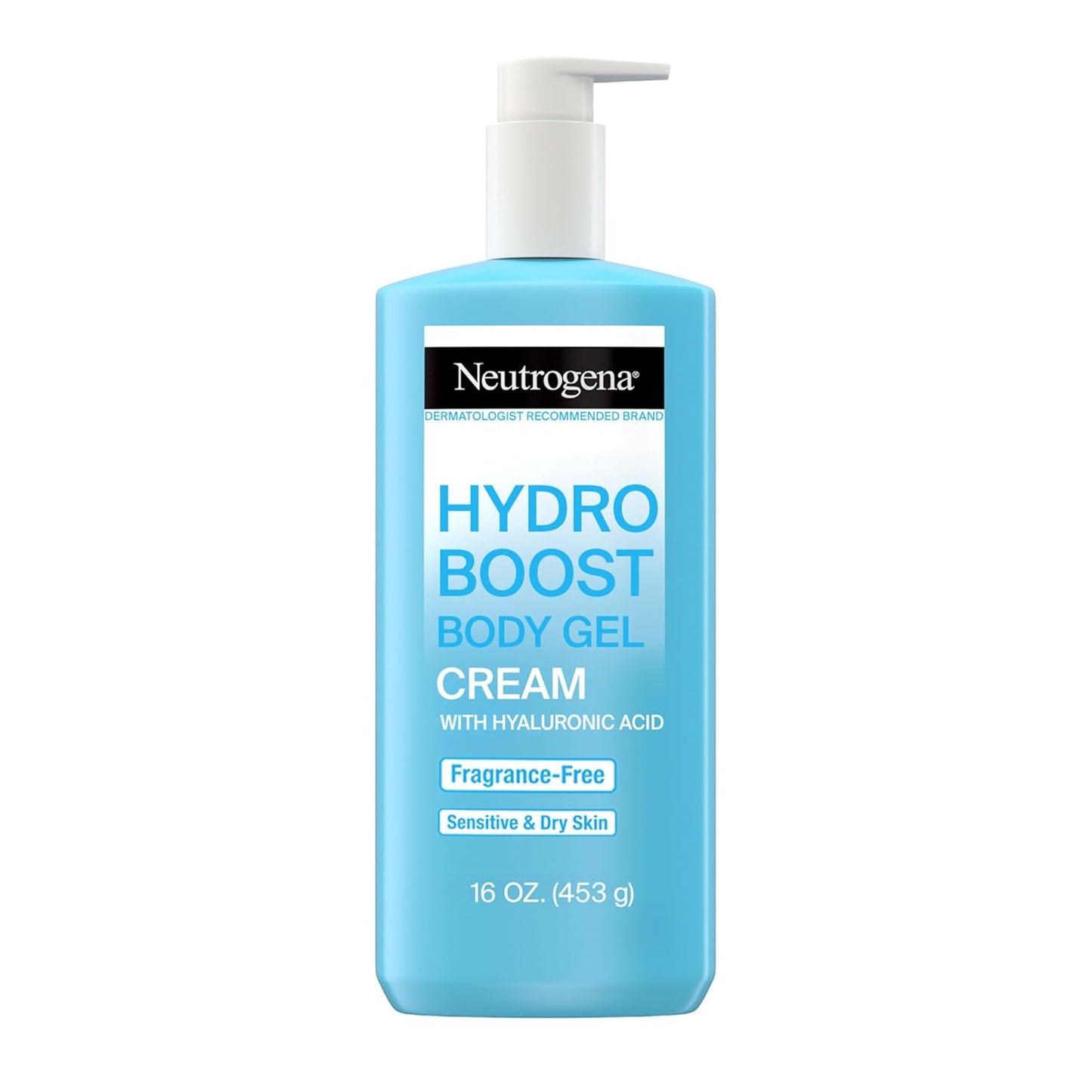 Neutrogena Hydro Boost Body Moisturizing Gel Cream with Hyaluronic Acid, Non-Greasy & Fast