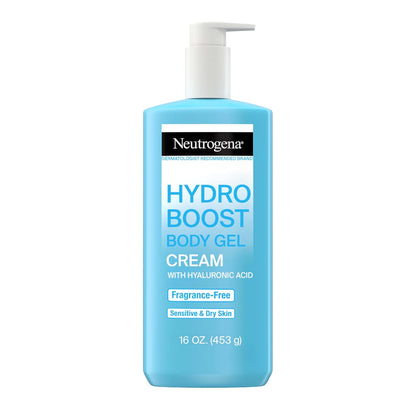Neutrogena Hydro Boost Body Moisturizing Gel Cream with Hyaluronic Acid, Non-Greasy & Fast