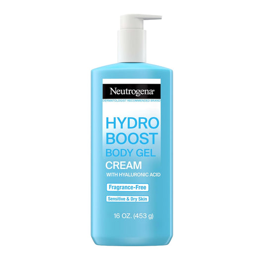 Neutrogena Hydro Boost Body Moisturizing Gel Cream with Hyaluronic Acid, Non-Greasy & Fast