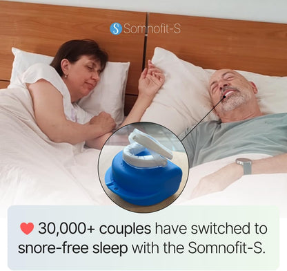 Somnofit-S Anti-Snore Mouth Guard by SnoreLessNow, Made in Switzerland, FDA Cleared, Most Comfortable Anti Snoring