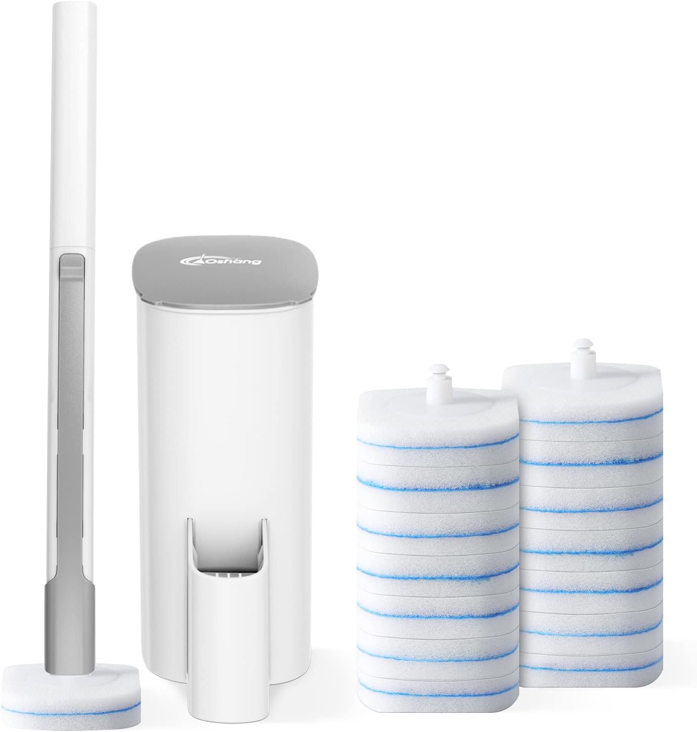 oshang Disposable Toilet Brush - Toilet Bowl Cleaner, Toilet Cleaning Supplies, Toilet Brush with
