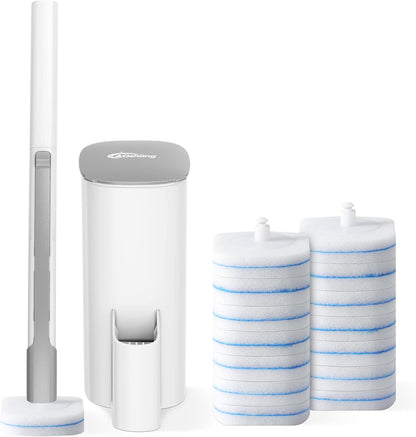 oshang Disposable Toilet Brush - Toilet Bowl Cleaner, Toilet Cleaning Supplies, Toilet Brush with