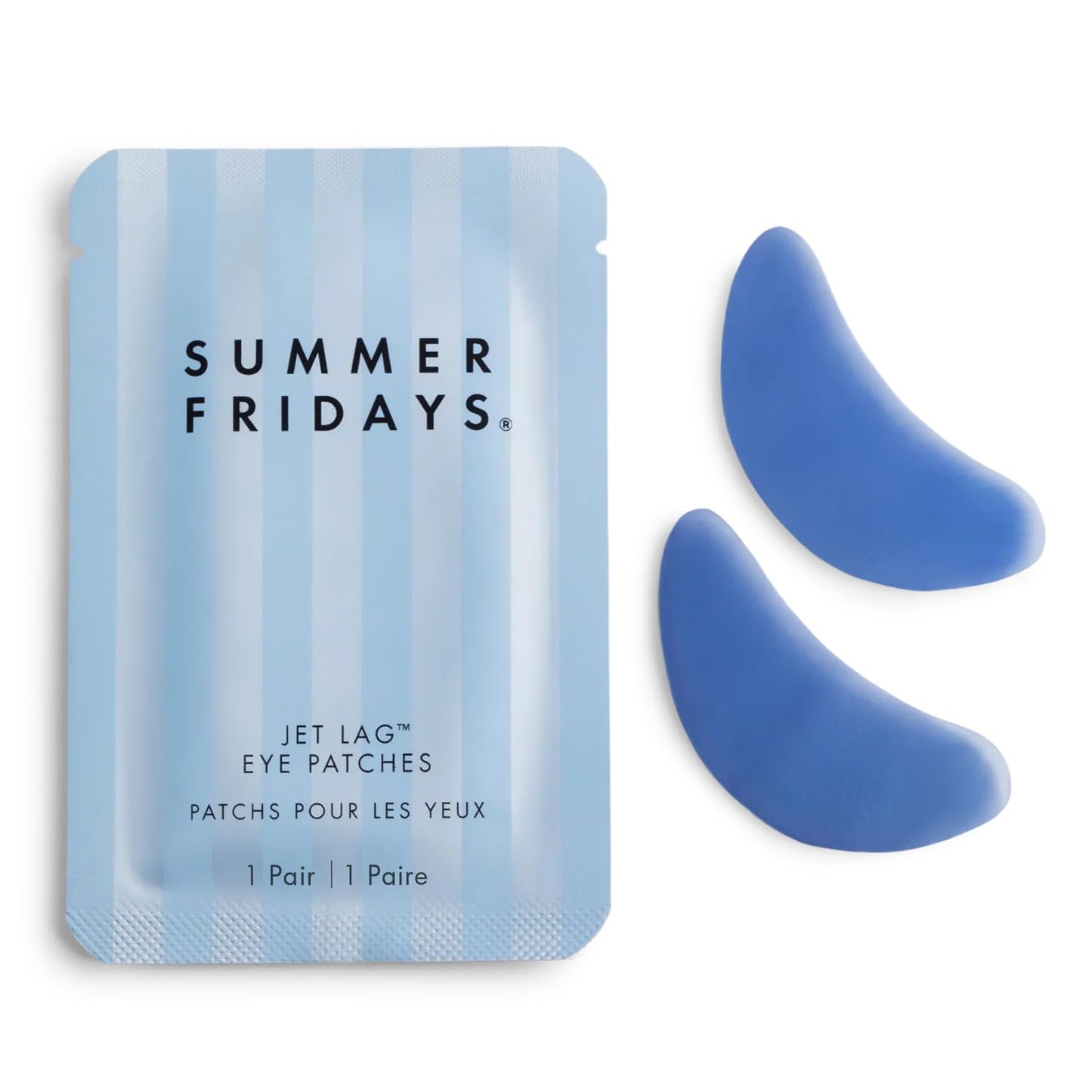 Summer Fridays Jet Lag Under Eye Patches - Hydrating & Depuffing Hydrogel Eye Masks with Caffeine & Peptides to Soothe & Refresh the Undereye Area (6