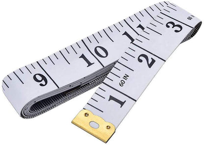 GDMINLO Soft Tape Measure Double Scale Body Sewing Flexible Tailor Craft Vinyl Ruler for Weight Loss Medical Body