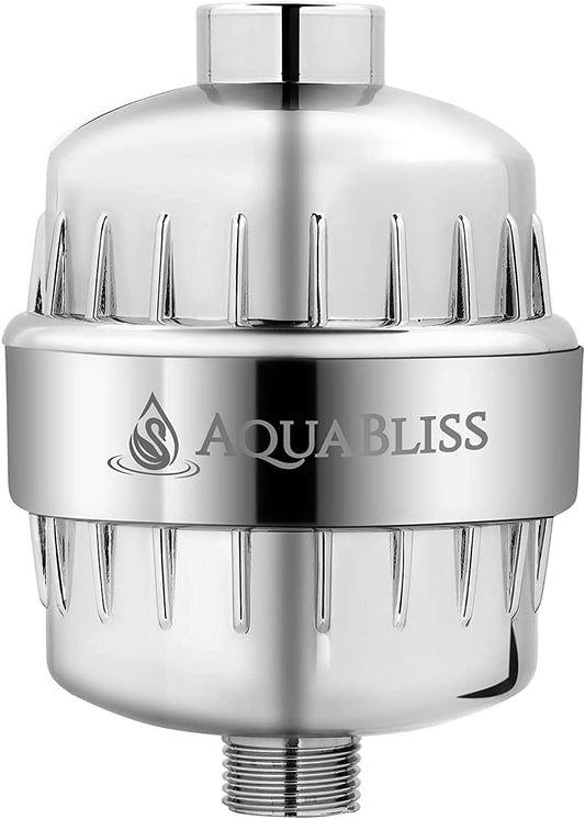 AquaBliss High Output Revitalizing Shower Filter - Reduces Dry Itchy Skin, Dandruff, Eczema, and Dramatically Improves The Condition of Your