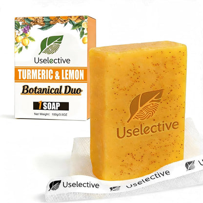 Lemon & Turmeric Soap Bar for Dark