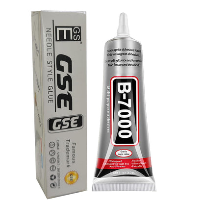 B7000 Jewelry Glue for Making, FITTDYHE 1PCS 50ML/1.69 fl oz Clear Adhesive for Rhinestone, Fabric, Multipurpose Super B-7000 for Phone