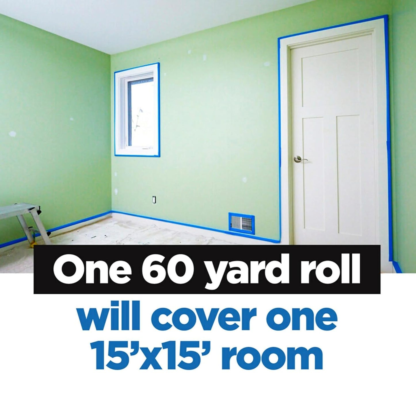 ScotchBlue Original Multi-Surface Painters Tape, 2 Inch Wide (1.88 in. x 60 Yds), 3 Rolls, Blue Paint Tape Protects and Removes