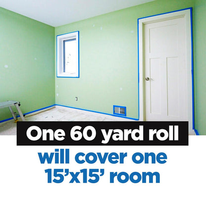 ScotchBlue Original Multi-Surface Painters Tape, 2 Inch Wide (1.88 in. x 60 Yds), 3 Rolls, Blue Paint Tape Protects and Removes
