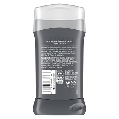 DOVE MEN + CARE Deodorant Stick for Men Clean Comfort 4 Count Aluminum Free 72-Hour Odor Protection Mens Deodorant with 1/4 Moisturizing Cream 3 oz